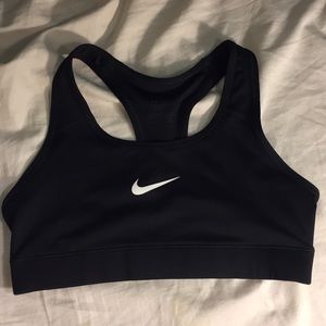 NIKE black sports bra